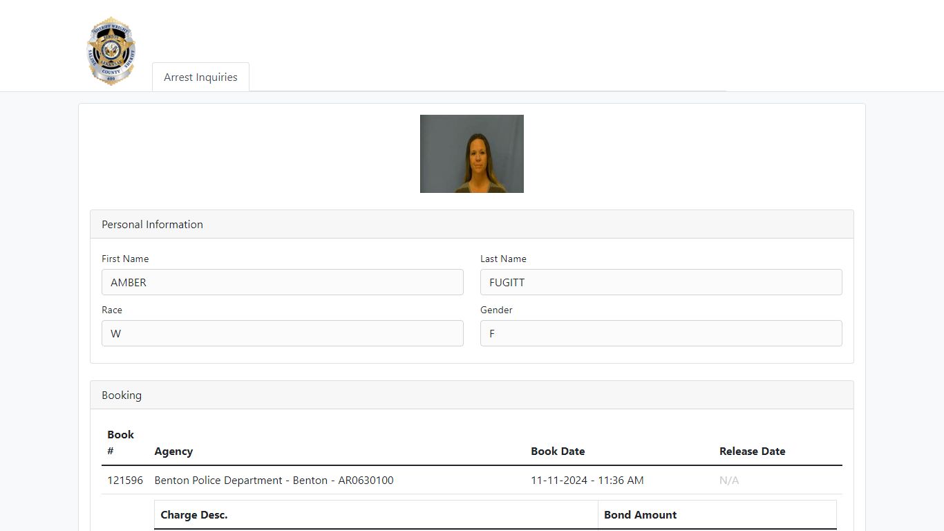 Saline County AR Inmate Search